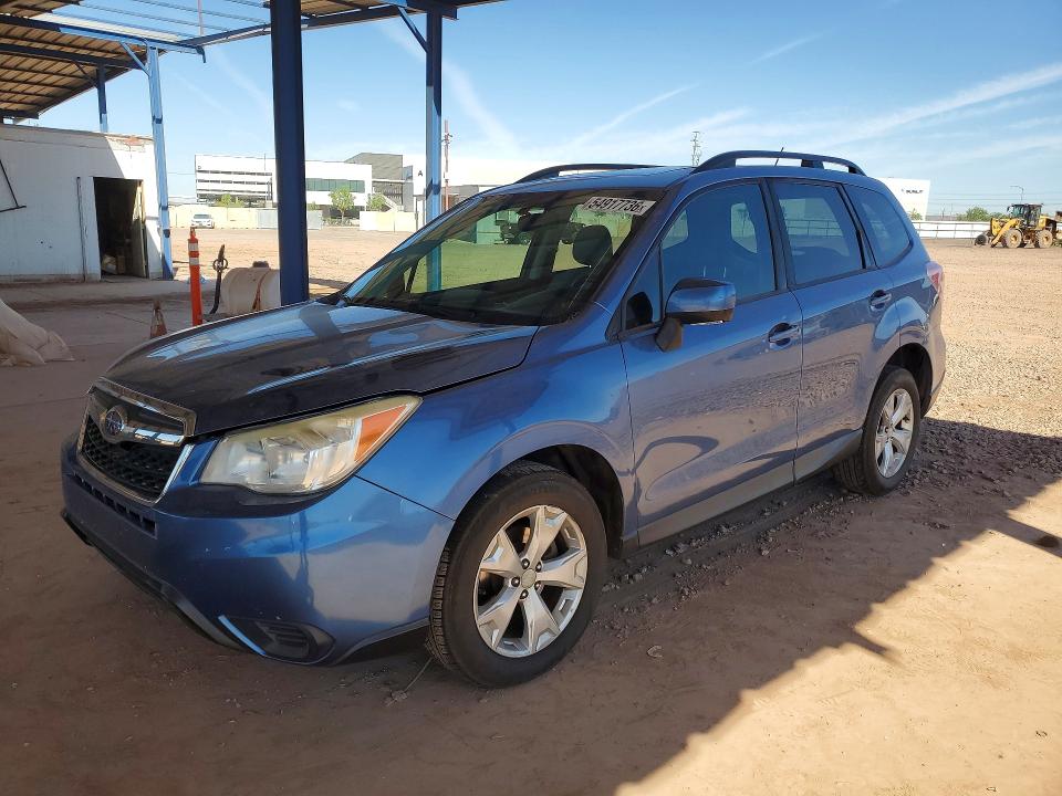 2015 Subaru VIN JF2SJADC3FH489876 COPART salvage auction — SIDE, Az - Cert Of Title - Salvage, sold $1,200 on 2026-07-21 (photo 1)