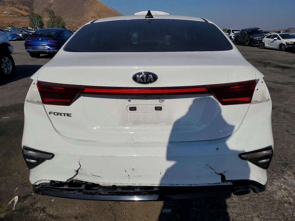 2021 Kia Forte VIN 3KPF24AD6ME349609 COPART salvage auction — REAR END, Ca - Salvage Certificate, sold $3,150 on 2026-07-02 (photo 6)