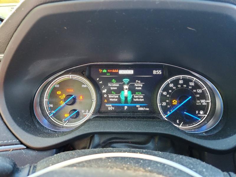2022 Toyota Venza VIN JTEAAAAH0NJ089061 COPART salvage auction — FRONT END, OH - CERT OF TITLE-SALVAGE, sold $9,900 on 2026-07-08 (photo 9)
