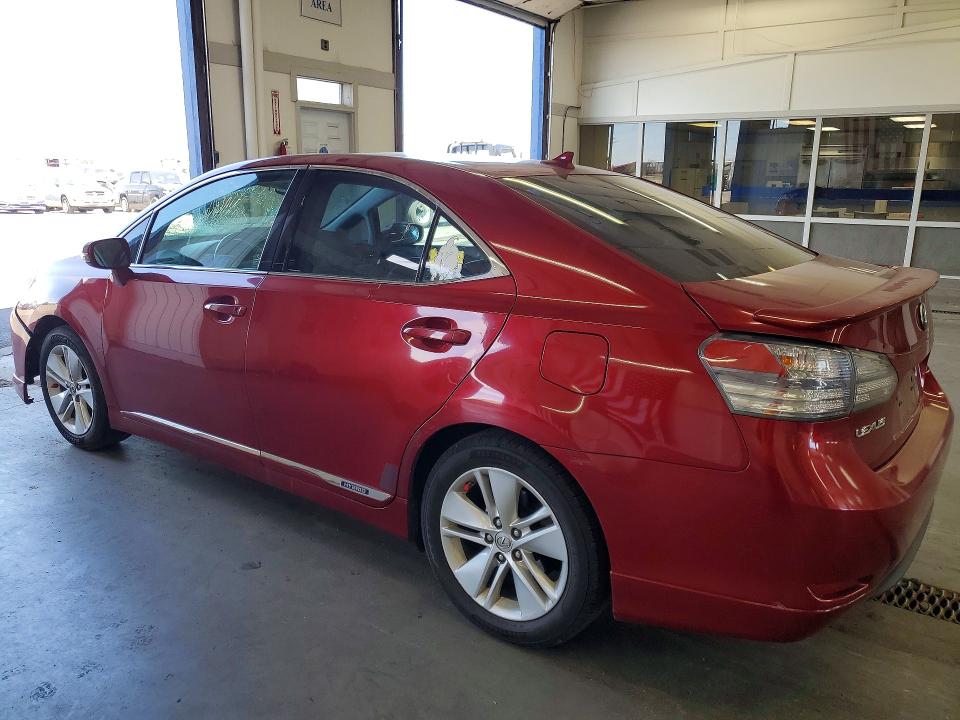 2010 Lexus Hs 250h VIN JTHBB1BA4A2028645 COPART salvage auction — FRONT END, WA - BILL OF SALE, sold $225 on 2026-07-31 (photo 2)