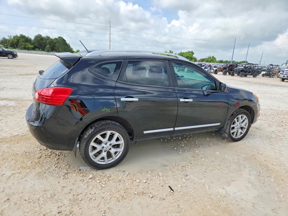 2013 Nissan Rogue VIN JN8AS5MV2DW638324 COPART salvage auction — SIDE, Tx - Salvage Vehicle Title, sold $1,650 on 2026-07-02 (photo 3)