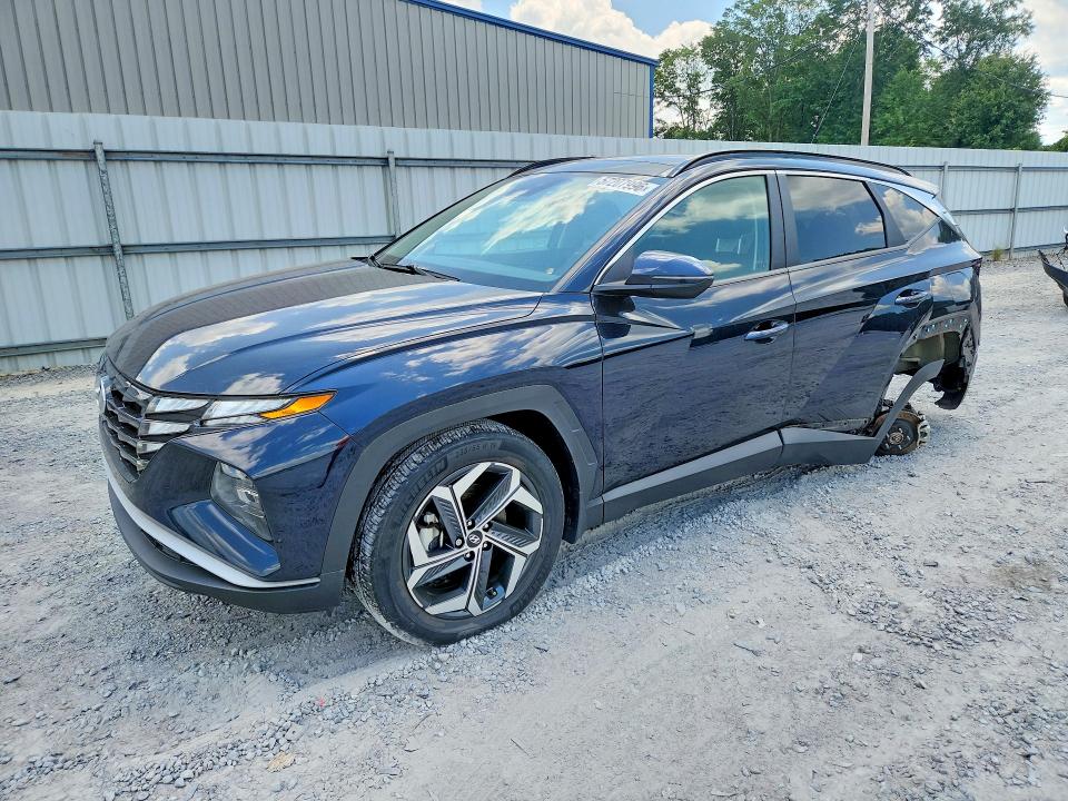 2022 Hyundai Tucson VIN KM8JFCA12NU038742 COPART salvage auction — REAR END, NC - SALVAGE CERTIFICATE OF TITLE, sold $1,300 on 2026-07-29 (photo 1)