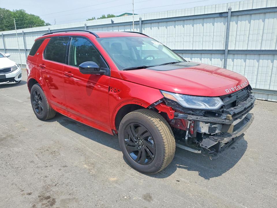 2025 Land rover Discovery sport VIN SALCJ2FX5SH365023 COPART salvage auction — FRONT END, Va - Cert Of Title - Salvage, sold $15,400 on 2026-07-16 (photo 4)