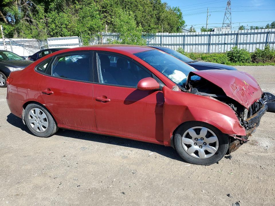2010 Hyundai Elantra VIN KMHDU4AD4AU992910 COPART salvage auction — FRONT END, ON - PERMIT SALVAGE, sold $200 on 2026-07-23 (photo 4)