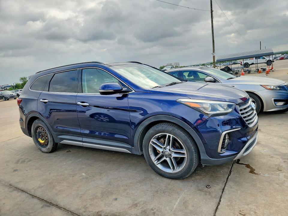 2017 Hyundai Santa fe VIN KM8SRDHF9HU167200 COPART salvage auction — HAIL, Az - Certificate Of Title (P), sold $4,450 on 2026-07-27 (photo 4)