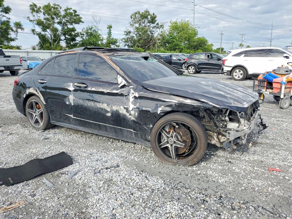 2018 Mercedes-benz C-klasse amg VIN 55SWF6EB3JU243356 COPART salvage auction — ROLLOVER, Fl - Certificate Of Title (P), sold $2,950 on 2026-07-02 (photo 4)