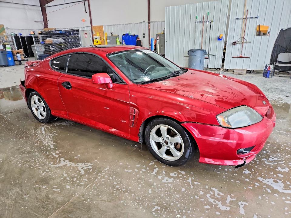 2006 Hyundai Tiburon VIN KMHHM65D26U211087 COPART salvage auction — REAR END, Il - Salvage Certificate, sold $350 on 2026-07-20 (photo 4)