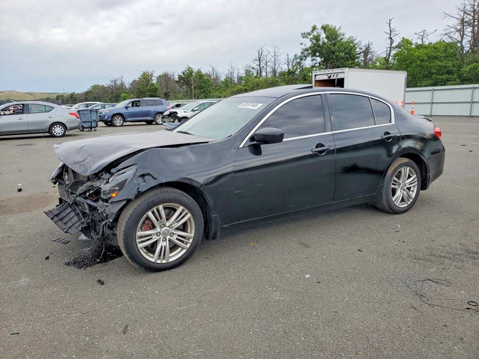 2011 Infiniti G37 VIN JN1CV6AR4BM410135 COPART salvage auction — FRONT END, Ny - Mv-907A Salvage Certificate, sold $425 on 2026-07-06 (photo 1)