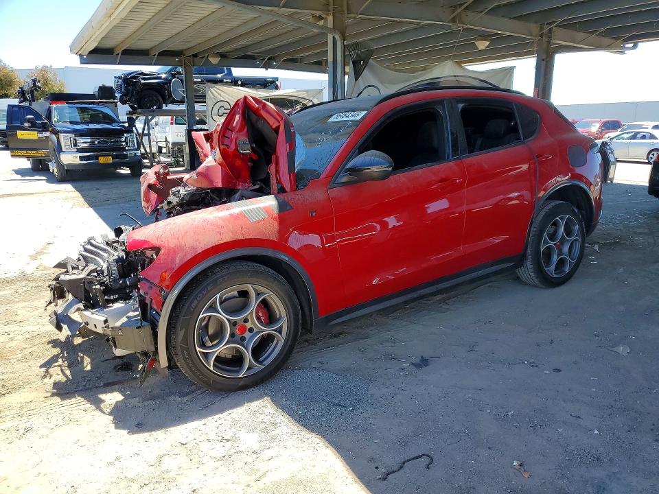 2022 Alfa romeo VIN ZASPAKBN6N7D30263 COPART salvage auction — FRONT END, Ca - Salvage Certificate, sold $15 on 2026-07-28 (photo 1)