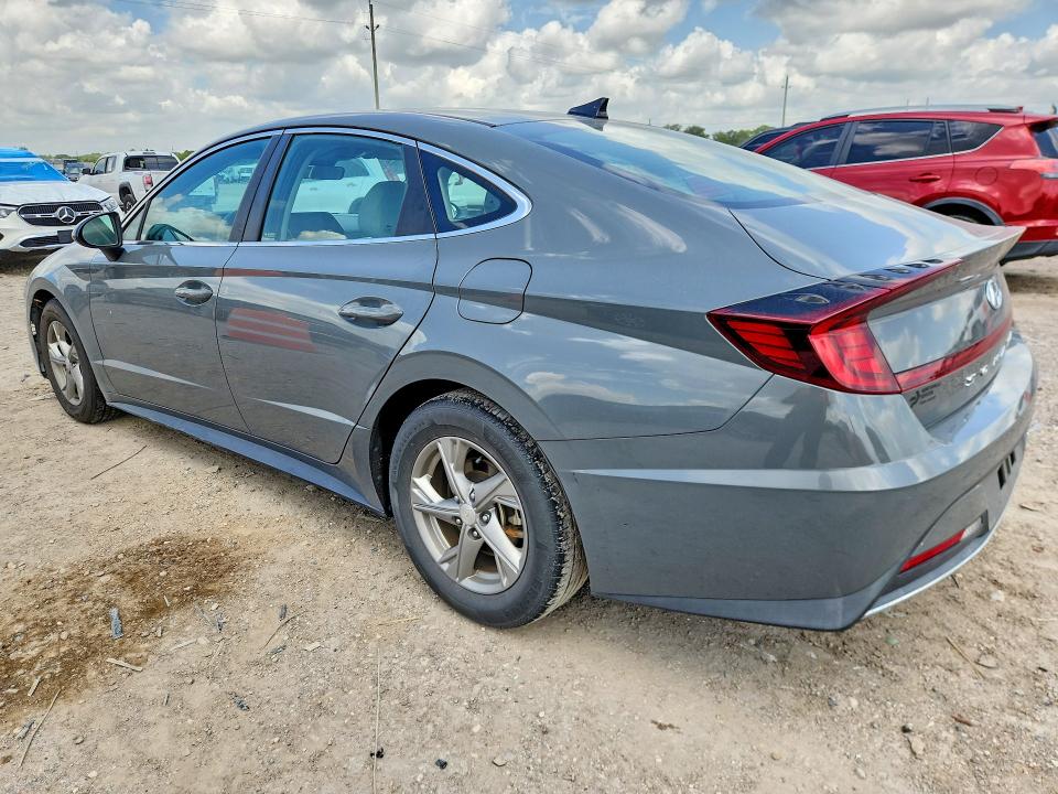 2021 Hyundai Sonata VIN 5NPEG4JA9MH078785 COPART salvage auction — WATER/FLOOD, TX - SALVAGE TITLE-FLOOD DAMAGE, sold $3,500 on 2026-07-27 (photo 2)