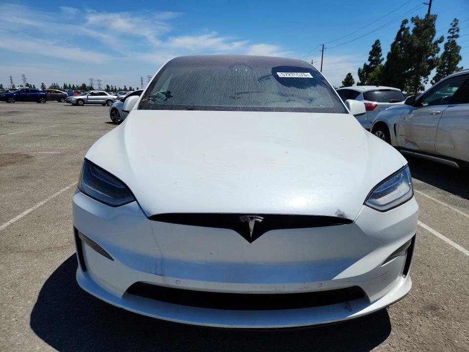 2022 Tesla Model x VIN 7SAXCDE56NF351556 COPART salvage auction — REAR END, Wa - Bill Of Sale (P), sold $14,000 on 2026-07-14 (photo 5)