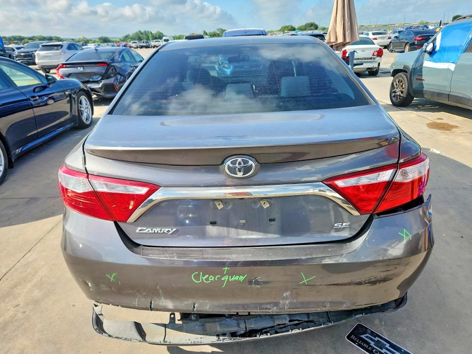 2016 Toyota Camry VIN 4T1BF1FK2GU143679 COPART salvage auction — REAR END, Tx - Salvage Vehicle Title, sold $3,350 on 2026-07-27 (photo 6)