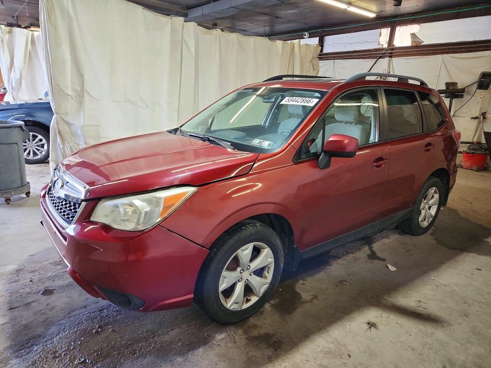 2015 Subaru Forester VIN JF2SJAFC3FH428878 COPART salvage auction — SIDE, Pa - Certificate Of Salvage, sold $775 on 2026-07-16 (photo 1)