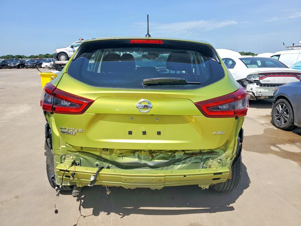 2020 Nissan Rogue sport VIN JN1BJ1CW4LW376085 COPART salvage auction — FRONT END, TX - CERTIFICATE OF TITLE, sold $2,350 on 2026-07-14 (photo 6)