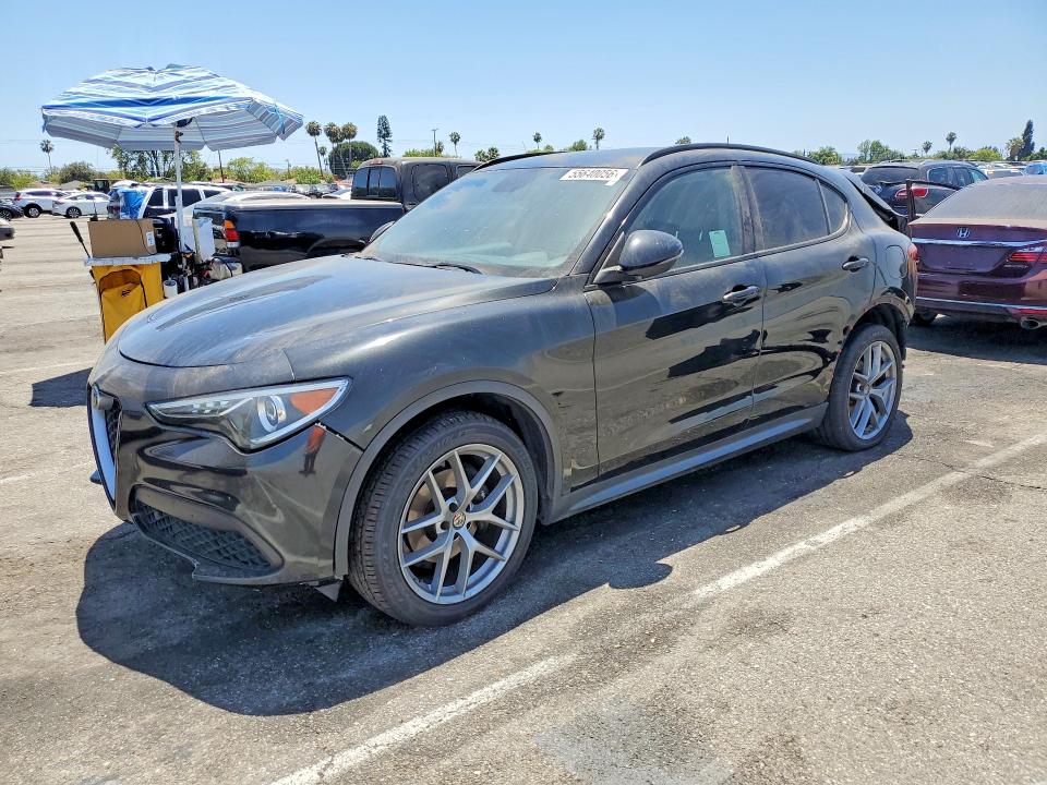 2019 Alfa romeo Stelvio VIN ZASPAKANXK7C41468 COPART salvage auction — REAR END, Ca - Salvage Certificate, sold $3,950 on 2026-07-24 (photo 1)