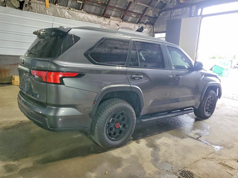 2024 Toyota Sequoia VIN 7SVAAABA7RX046755 COPART salvage auction — FRONT END, Tx - Salvage Vehicle Title (P), sold $17,400 on 2026-07-27 (photo 3)