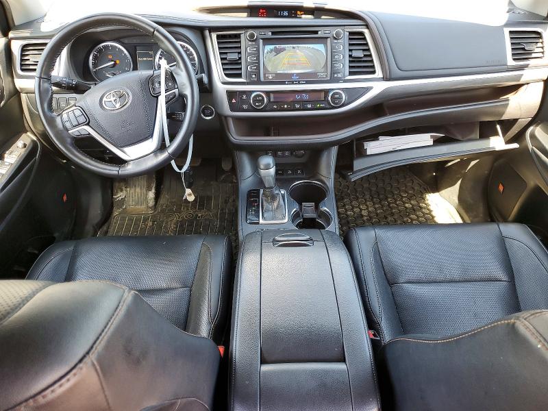 2019 Toyota VIN 5TDDZRFH4KS981412 COPART salvage auction — FRONT END, Salvage Title, sold $6,800 on 2026-07-21 (photo 8)