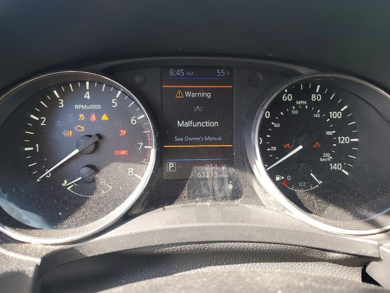 2020 Nissan Rogue VIN KNMAT2MV8LP539622 COPART salvage auction — FRONT END, Pa - Certificate Of Salvage, sold $4,150 on 2026-07-02 (photo 9)