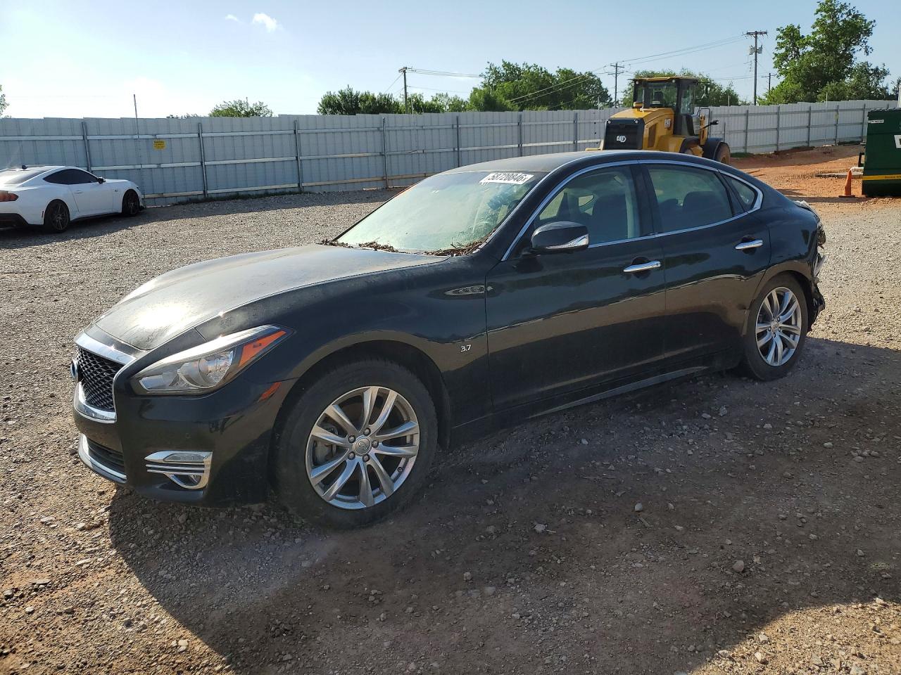 2017 Infiniti Q70 VIN JN1BY1AP6HM741327 COPART salvage auction — Side, OK - CERTIFICATE OF TITLE, sold $900 on 2026-07-09 (photo 1)