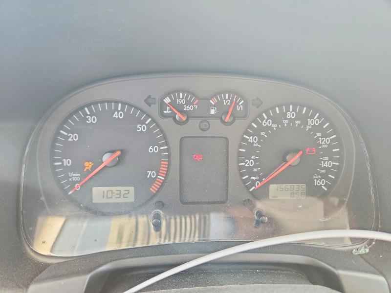 2002 Volkswagen Jetta VIN WVWSK61J62W173180 COPART salvage auction — SIDE, Tx - Salvage Vehicle Title, sold $225 on 2026-07-07 (photo 9)