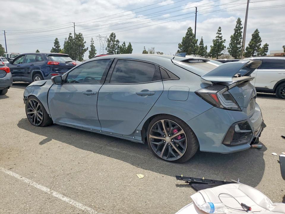 2021 Honda Civic VIN SHHFK7H44MU427014 COPART salvage auction — FRONT END, Ca - Salvage Certificate, sold $5,800 on 2026-07-16 (photo 2)