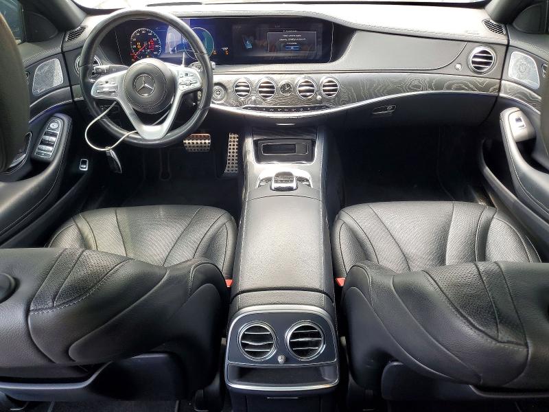 2018 Mercedes-benz S-klasse VIN WDDUG6GB0JA382734 COPART salvage auction — FRONT END, Ca - Dis/Dlr/Exp Only Clean Title, sold $22,000 on 2026-07-15 (photo 8)