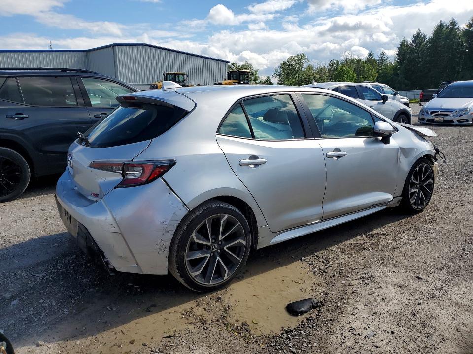 2019 Toyota Corolla VIN JTNK4RBE3K3023831 COPART salvage auction — FRONT END, Ny - Mv-907A Salvage Certificate, sold $1,200 on 2026-07-13 (photo 3)