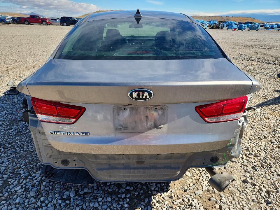 2016 Kia Optima VIN 5XXGT4L37GG078724 COPART salvage auction — REAR END, Ut - Salvage Certificate, sold $1,350 on 2026-07-31 (photo 6)