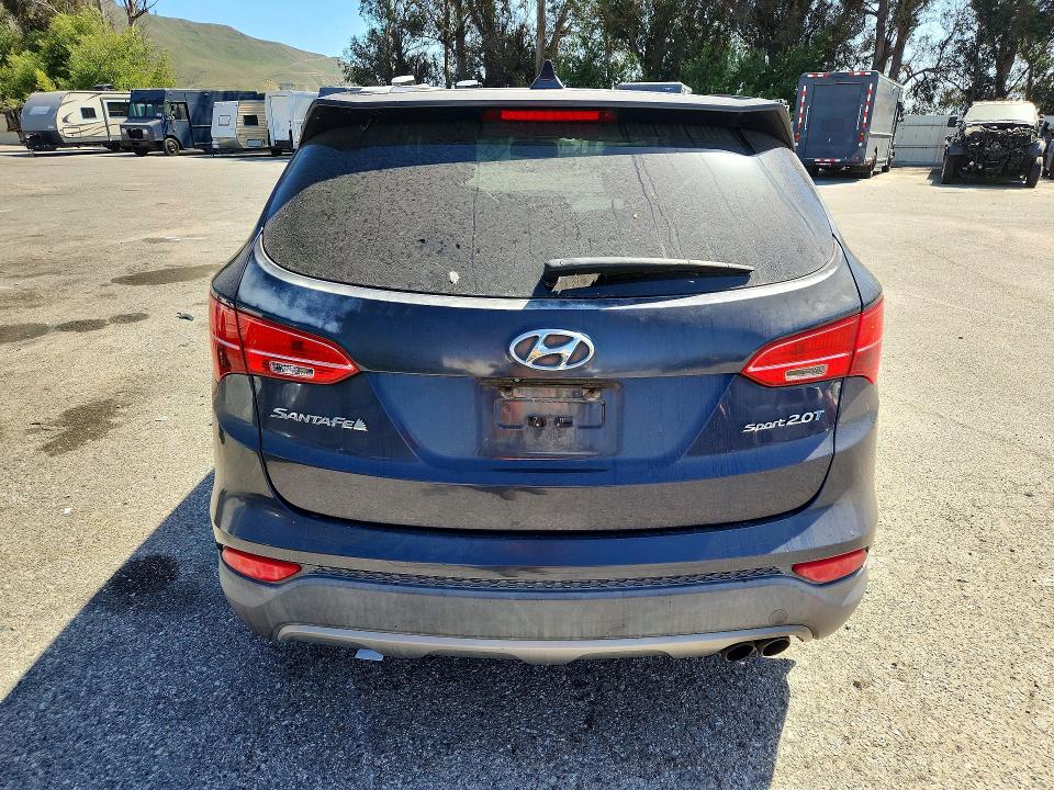 2013 Hyundai Santa fe VIN 5XYZW3LA3DG047583 COPART salvage auction — MINOR DENT/SCRATCHES, Ca - Dis/Dlr/Exp Only Clean Title, sold $1,150 on 2026-07-10 (photo 6)