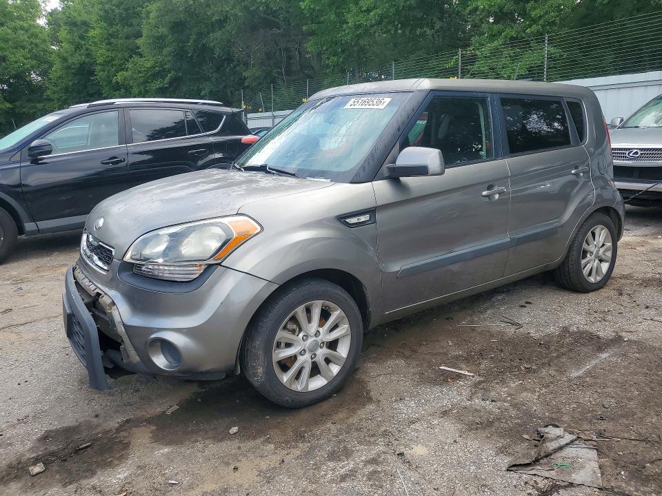 2013 Kia Soul VIN KNDJT2A54D7609607 COPART salvage auction — FRONT END, Ga - Cert Of Title-Salvage, sold $500 on 2026-07-10 (photo 1)