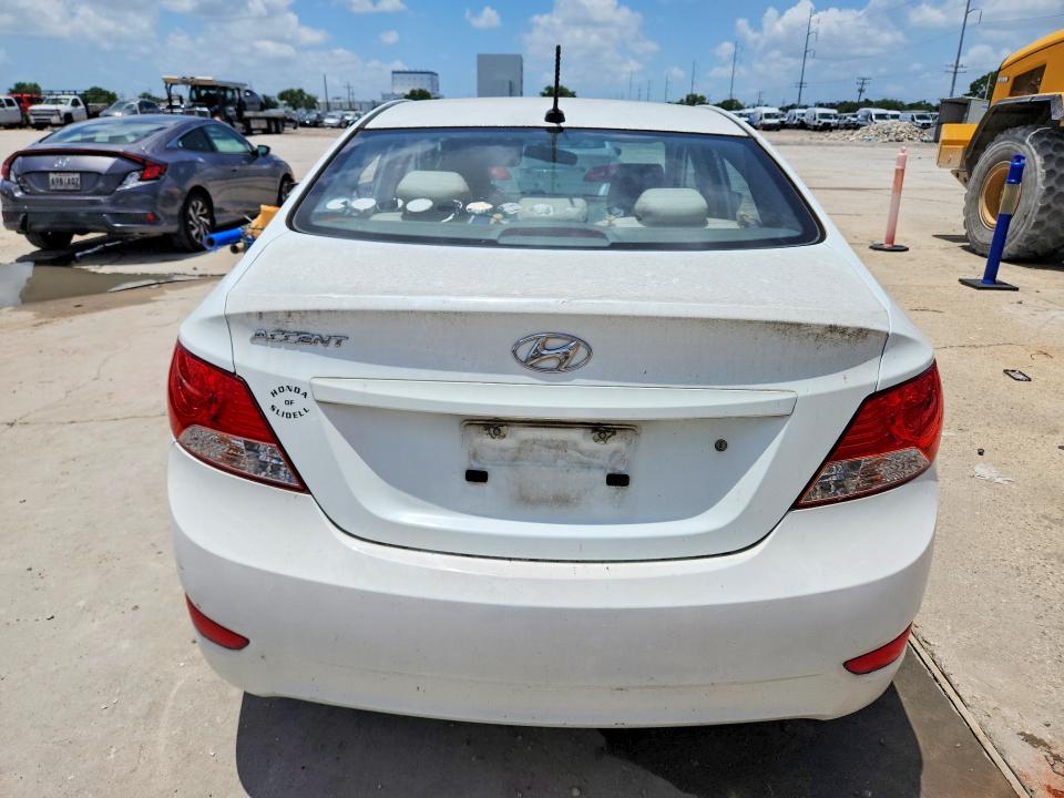2013 Hyundai Accent VIN KMHCT4AE4DU305775 COPART salvage auction — VANDALISM, La - Cert Of Title-Salvage, sold $450 on 2026-07-08 (photo 6)