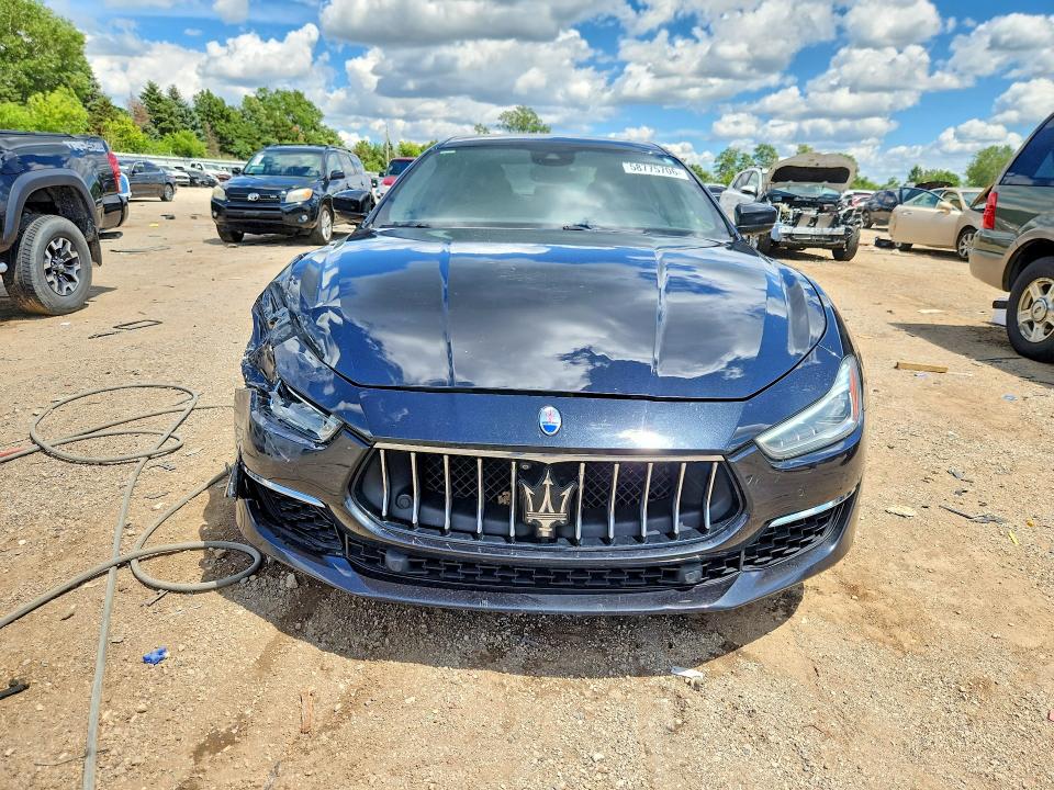 2018 Maserati Ghibli VIN ZAM57YTL0J1293296 COPART salvage auction — FRONT END, Il - Salvage Certificate, sold $3,950 on 2026-08-14 (photo 5)