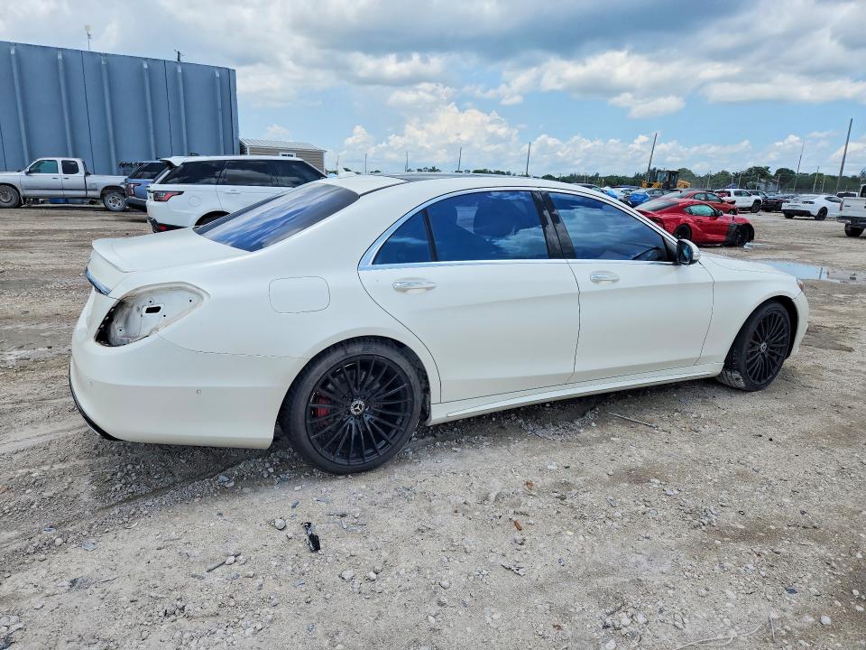2015 Mercedes-benz S-klasse VIN WDDUG8CB1FA140947 COPART salvage auction — SIDE, Fl - Cert Of Title Slvg Rebuildable, sold $7,000 on 2026-07-02 (photo 3)