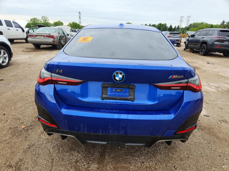 2024 BMW I4 VIN WBY33AW09RFR75073 COPART salvage auction — FRONT END, Il - Salvage Certificate, sold $18,200 on 2026-07-14 (photo 6)