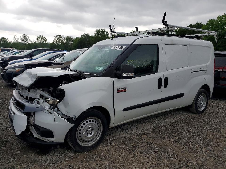 2022 Ram Promaster city VIN ZFBHRFAB1N6X27912 COPART salvage auction — FRONT END, Ny - Mv-907A Salvage Certificate (P), sold $6,800 on 2026-07-30 (photo 1)
