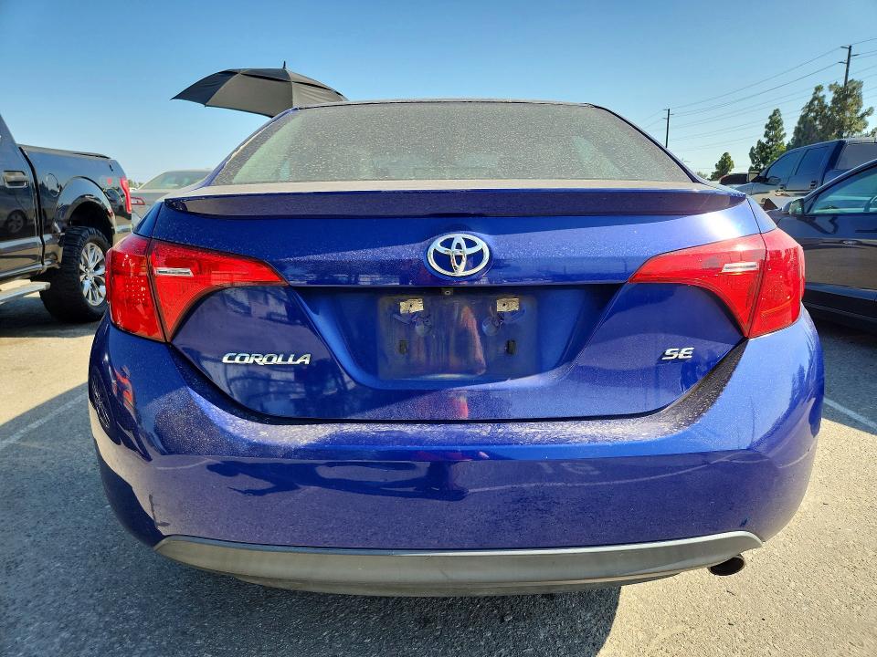 2017 Toyota Corolla VIN 5YFBURHE3HP671486 COPART salvage auction — FRONT END, Ca - Salvage Certificate, sold $150 on 2026-07-28 (photo 6)