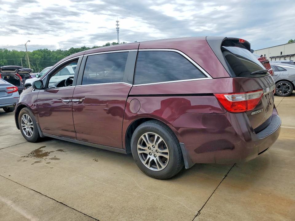 2013 Honda Odyssey VIN 5FNRL5H66DB011466 COPART salvage auction — FRONT END, Ky - Cert Of Title-Rebuilt Vehicle, sold $825 on 2026-07-02 (photo 2)