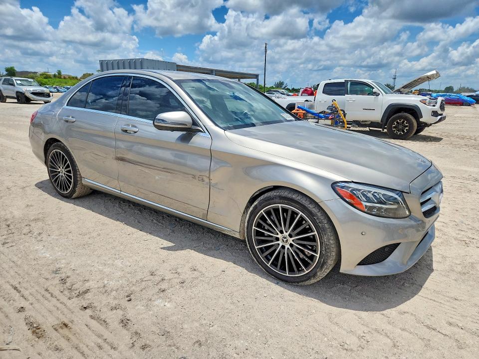2020 Mercedes-benz C-klasse VIN WDDWF8DB2LR526770 COPART salvage auction — FRONT END, Salvage Title, sold $3,650 on 2026-07-30 (photo 4)