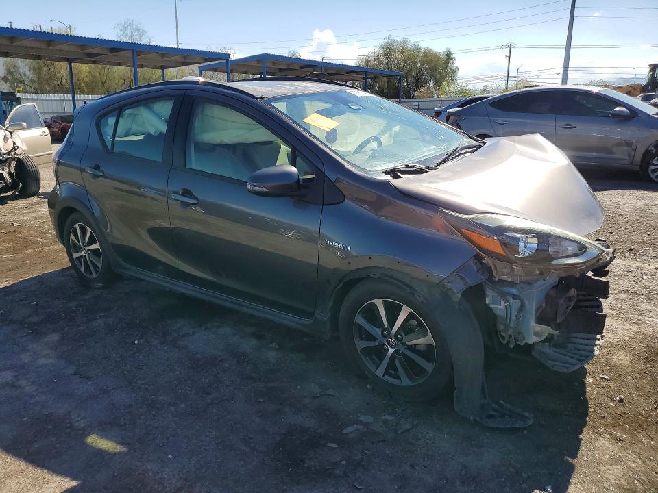 2018 Toyota Prius VIN JTDKDTB38J1608463 COPART salvage auction — FRONT END, Nv - Salvage Title, sold $325 on 2026-07-28 (photo 4)