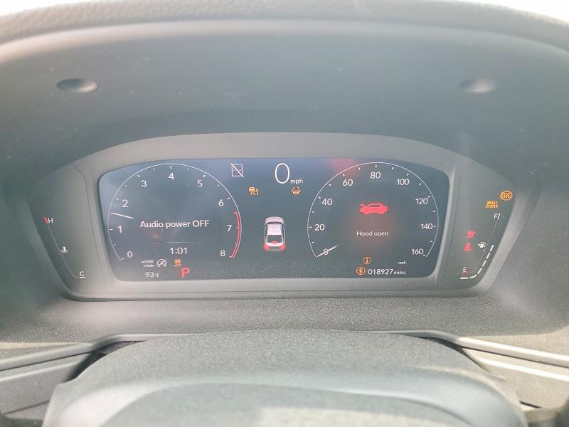 2025 Honda Accord VIN 1HGCY1F27SA005814 COPART salvage auction — FRONT END, La - Cert Of Title-Salvage, sold $10,600 on 2026-07-02 (photo 9)