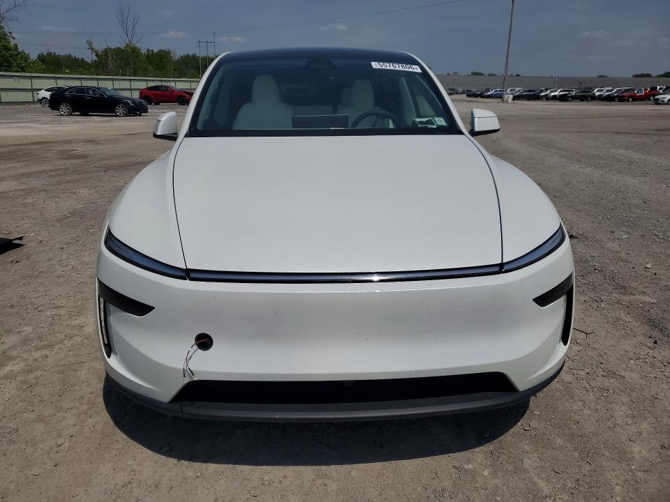 2026 Tesla Model y VIN 7SAYGDEE0TF551113 COPART salvage auction — SIDE, Ny - Mv-907A Salvage Certificate, sold $24,700 on 2026-07-20 (photo 5)