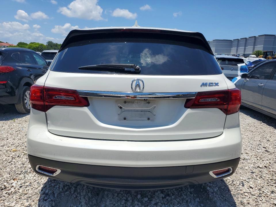 2016 Acura VIN 5FRYD3H25GB016204 COPART salvage auction — FRONT END, Fl - Cert Of Title Slvg Rebuildable, sold $2,350 on 2026-07-02 (photo 6)