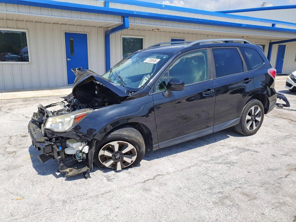 2018 Subaru Forester VIN JF2SJAEC4JH405684 COPART salvage auction — FRONT END, Fl - Cert Of Title Slvg Rebuildable, sold $250 on 2026-07-15 (photo 1)