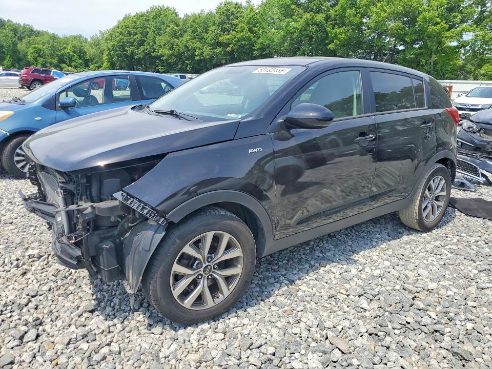 2016 Kia Sportage VIN KNDPBCAC1G7832273 COPART salvage auction — FRONT END, Ma - Cert Of Title-Reconstrctd Coll, sold $1,450 on 2026-07-06 (photo 1)