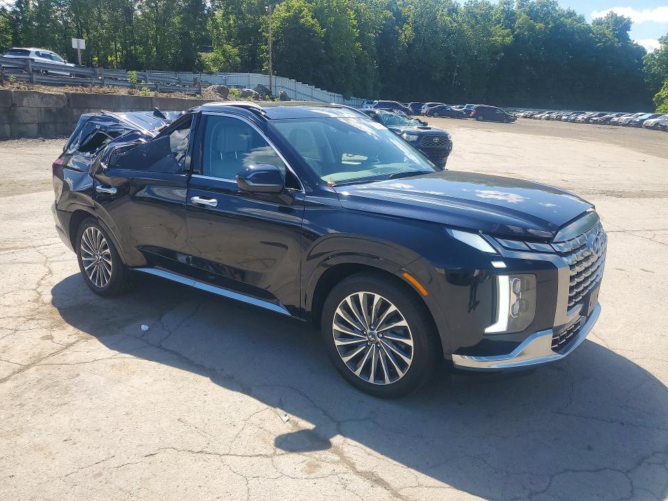 2024 Hyundai Palisade VIN KM8R7DGE7RU783430 COPART salvage auction — ROOF, Ny - Mv-907A Salvage Certificate, sold $6,300 on 2026-07-16 (photo 4)