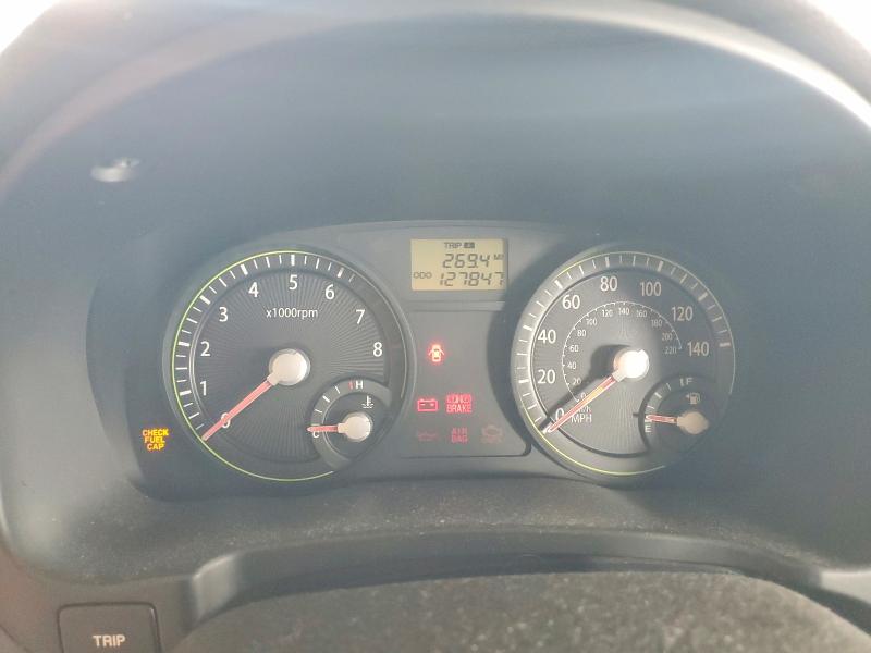 2007 Kia Rio VIN KNADE163476207196 COPART salvage auction — REAR END, Ca - Salvage Certificate, sold $300 on 2026-07-02 (photo 9)