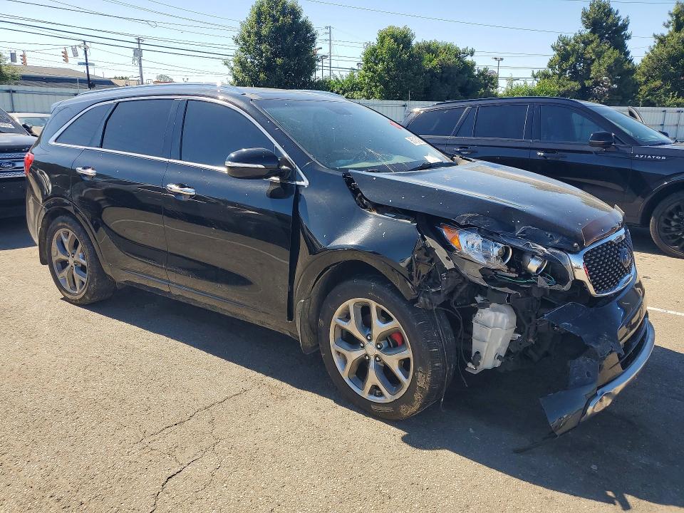 2016 Kia VIN 5XYPK4A56GG043000 COPART salvage auction — FRONT END, Oh - Cert Of Title-Salvage, sold $2,300 on 2026-07-31 (photo 4)