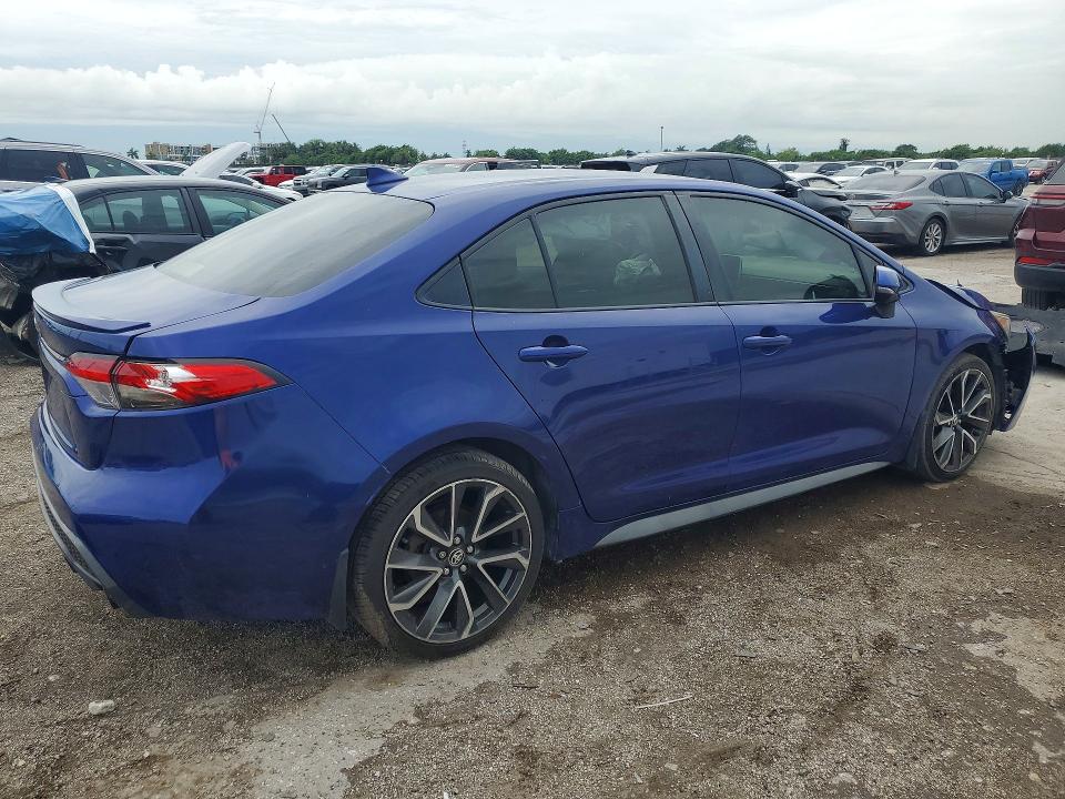 2020 Toyota Corolla VIN JTDS4RCE7LJ036145 COPART salvage auction — MECHANICAL, FL - CERTIFICATE OF TITLE, sold $4,050 on 2026-07-28 (photo 3)