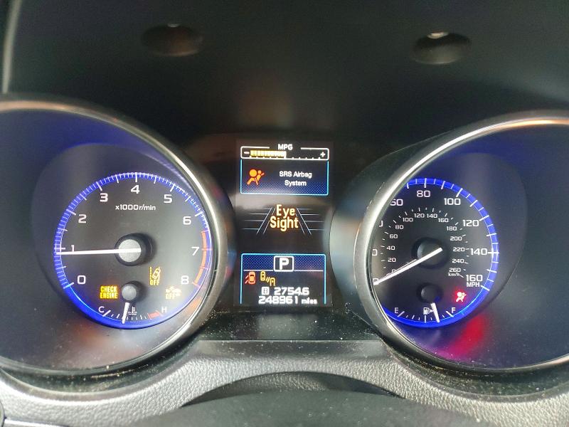 2015 Subaru VIN 4S4BSENC3F3237250 COPART salvage auction — SIDE, FL - CERT OF TITLE SLVG REBUILDABLE, sold $675 on 2026-07-02 (photo 9)