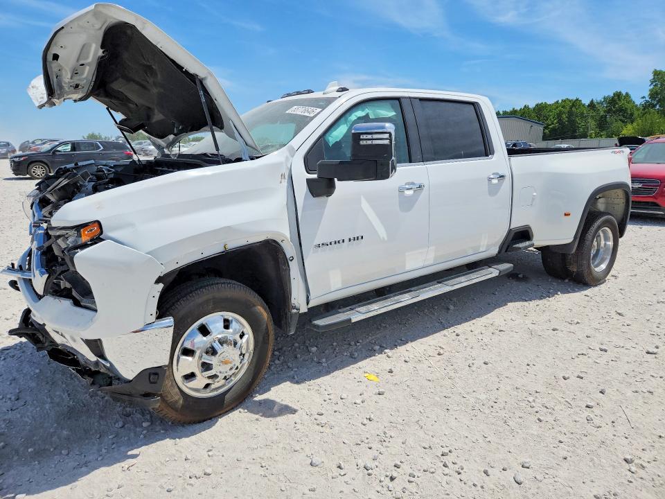 2024 Chevrolet Silverado VIN 1GC4YUEY7RF196447 COPART salvage auction — FRONT END, Il - Certificate Of Title, sold $37,250 on 2026-07-30 (photo 1)